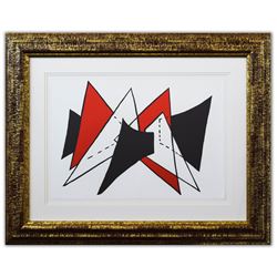 Alexander Calder- Lithograph "DLM141 - Triangles rouges"