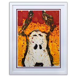 Tom Everhart- Hand Pulled Original Lithograph  Watchdog Noon 