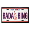Image 1 : Steve Kaufman (1960-2010), "Bada Bing" Hand Pulled Limited Edition Silkscreen on Canvas, AP Numbered