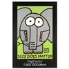 Image 1 : "Size Does Matter" Collectible Lithograph (24" x 36") by Renowned Pop Artist Todd Goldman.