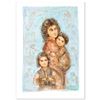 Image 1 : "Catherine and Children" Limited Edition Lithograph by Edna Hibel (1917-2014), Numbered and Hand Sig