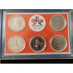 1978 Edmonton Commonwealth Games Coin Set