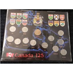 Canada 125 Canadian Coin Set