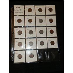 King George Penny Set 1937-1952