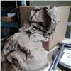Image 2 : Box of winter jackets and folding stool