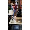 Image 1 : GLASS CUTTING BOARDS, LAMP, POGO STICK AND WINE CORKER