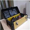 Image 1 : Yellow and black toolbox with contents