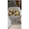 Image 2 : BIN OF BASEBALLS