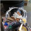 Image 2 : Lot of duct tape, beauty rims wire and more