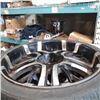 Image 2 : Set of four 265/35 R22 low profile tires on multibolt rims