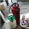Image 2 : METAL SPRAYER, PLASTIC SPRAYER AND TWO TOTES OF TOOLS