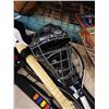Image 3 : CATCHERS MASK, LONG BOARD WITH TRUCKS NEED 2 WHEELS,SQUASH RAQUET AND MORE