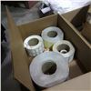 Image 2 : 3 BOXES OF DISPOSABLE COVERALLS, LABELS ANS PLASTIC BAGS