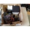 Image 2 : Box of resistance bands, camel water bottle pack, bike mounts and more