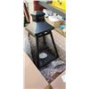 Image 2 : Metal and glass pyramid candle lantern