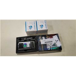 2 NEW PULSE OXIMETERS AND TRAVEL RECHARGABLE SHAVER