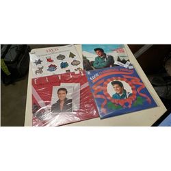 4 ELVIS CHRISTMAS RECORDS