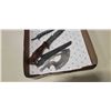 Image 2 : NEW INTERCHANGEABLE BLADE KNIVE - SAW, AXE, ETC
