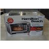 Image 1 : AS NEW HAMILTON BEACH STAINLESS TOASTER OVEN - WORKING