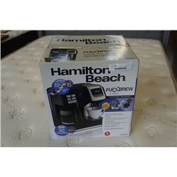 AS NEW HAMILTON BEACH FLEX BREW 2 WAY COFFEE MAKER - WORKING