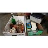 Image 1 : LOT OF CLOCKS, WOOD EAGLE FIGURE, VINTAGE FLASHLIGHT, ALARM CLOCKS AND HEATER