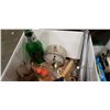 Image 2 : LOT OF CLOCKS, WOOD EAGLE FIGURE, VINTAGE FLASHLIGHT, ALARM CLOCKS AND HEATER