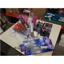 Lot of new staplers, whisk flippers, ladles tongs and more