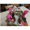 Image 2 : LOT OF ARTIFICIAL ORCHIDS IN CERAMIC DISHES