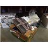 Image 1 : BOX OF HAIRDRESSING SUPPLIES, PRACTICE HEADS, ETC