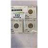 Image 2 : 7 CANADIAN DIMES 1947, 1947 M/L, 1949-1953  .800 SILVER