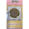 Image 2 : 1940 SILVER 50 CENT COIN