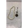 Image 10 : LOT OF 925 STERLING, FRESH WATER PEARL, SILVER PLATED, AND GOLD PLATED JEWELLERY, ETC