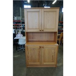 PINE 2 PIECE CABINET