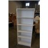 Image 2 : WHITE BOOKSHELF - APPROX 69 INCHES TALL