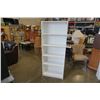 Image 2 : WHITE BOOKSHELF - APPROX 69 INCHES TALL