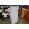 Image 8 : WHITE BOOKSHELF - APPROX 69 INCHES TALL