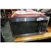 Image 1 : PANASONIC STAINLESS MICROWAVE AND HANGING STORAGE