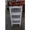 Image 2 : White 3 drawer storage unit