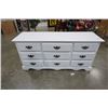 Image 1 : 9 DRAWER PAINTED WHITE DRESSER