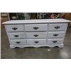 Image 2 : 9 DRAWER PAINTED WHITE DRESSER