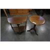 Image 1 : FRENCH PROVINCIAL D TABLE AND SMALL PARLOUR TABLE