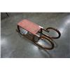Image 5 : Antique bentwood sled.with metal skates