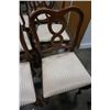 Image 12 : FRENCH PROVINCIAL DINING TABLE WITH 5 LEAFS AND 6 CHAIRS