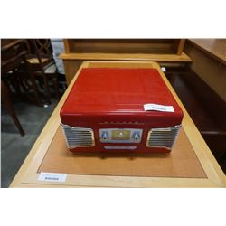 RETRO STYLE TEAC RECORD PLAYER RADIO