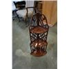 Image 5 : CORNER ENDTABLE AND WOOD KNICKNACK SHELF