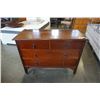 Image 1 : ANTIQUE 4 DRAWER DRESSER ON CASTORS