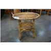 Image 2 : RATTAN 2 TIERED SIDE TABLE
