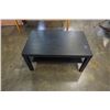 Image 2 : BLACK IKEA COFFEE TABLE AND SMALL SHELF