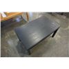 Image 4 : BLACK IKEA COFFEE TABLE AND SMALL SHELF