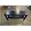 Image 7 : BLACK IKEA COFFEE TABLE AND SMALL SHELF